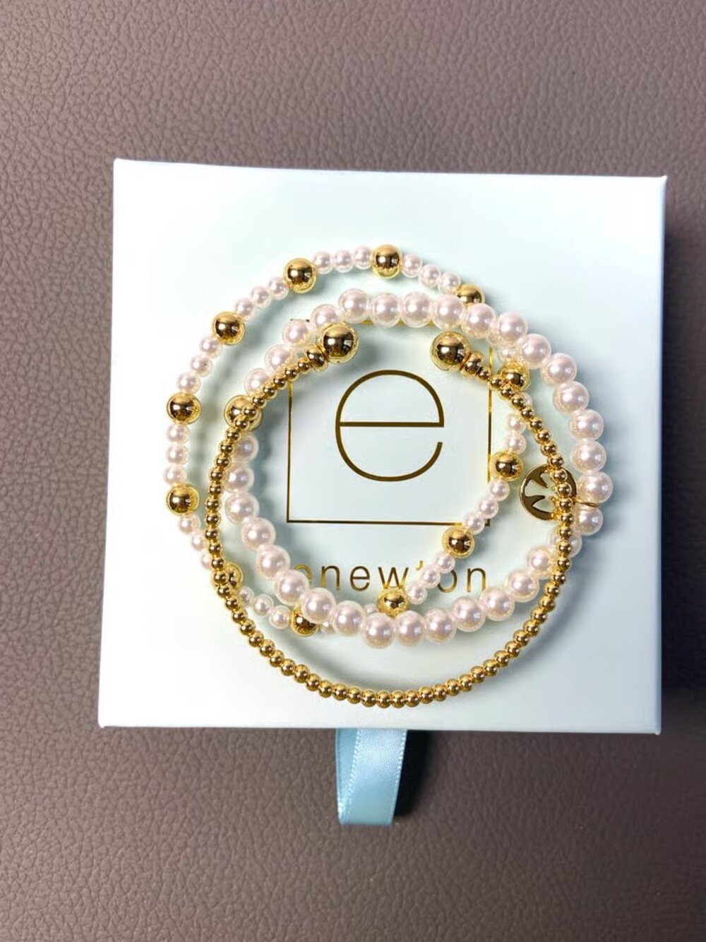 Enewton Gold Bracelet Stack Lot of 3 Pcs